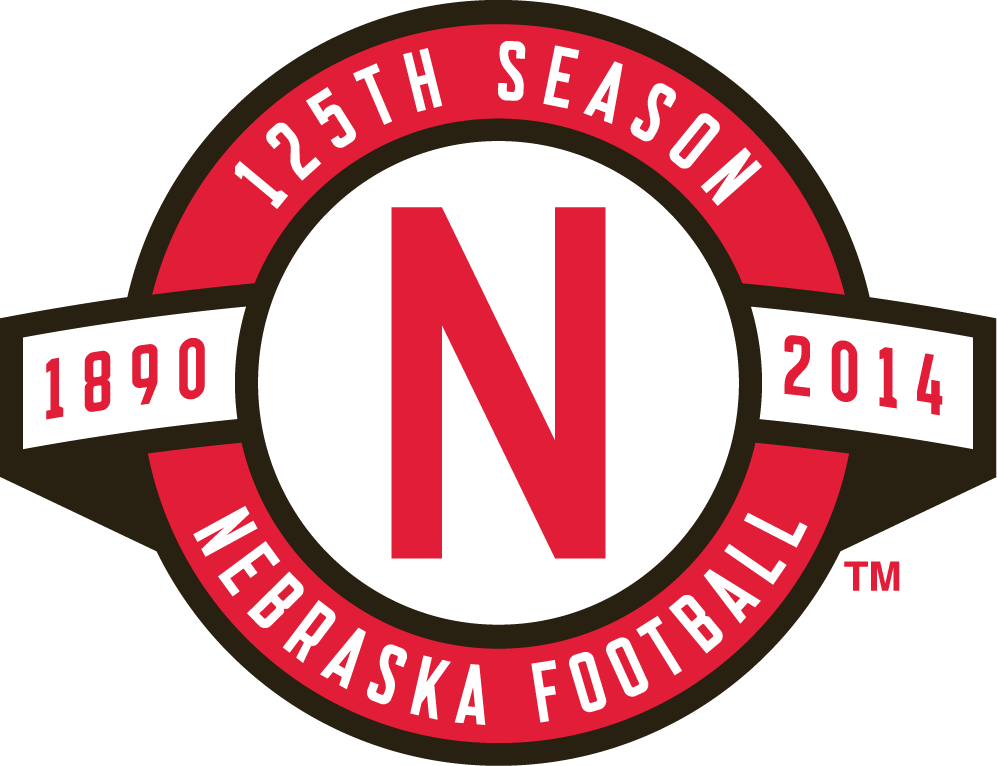 Nebraska Cornhuskers 2014 Anniversary Logo iron on paper